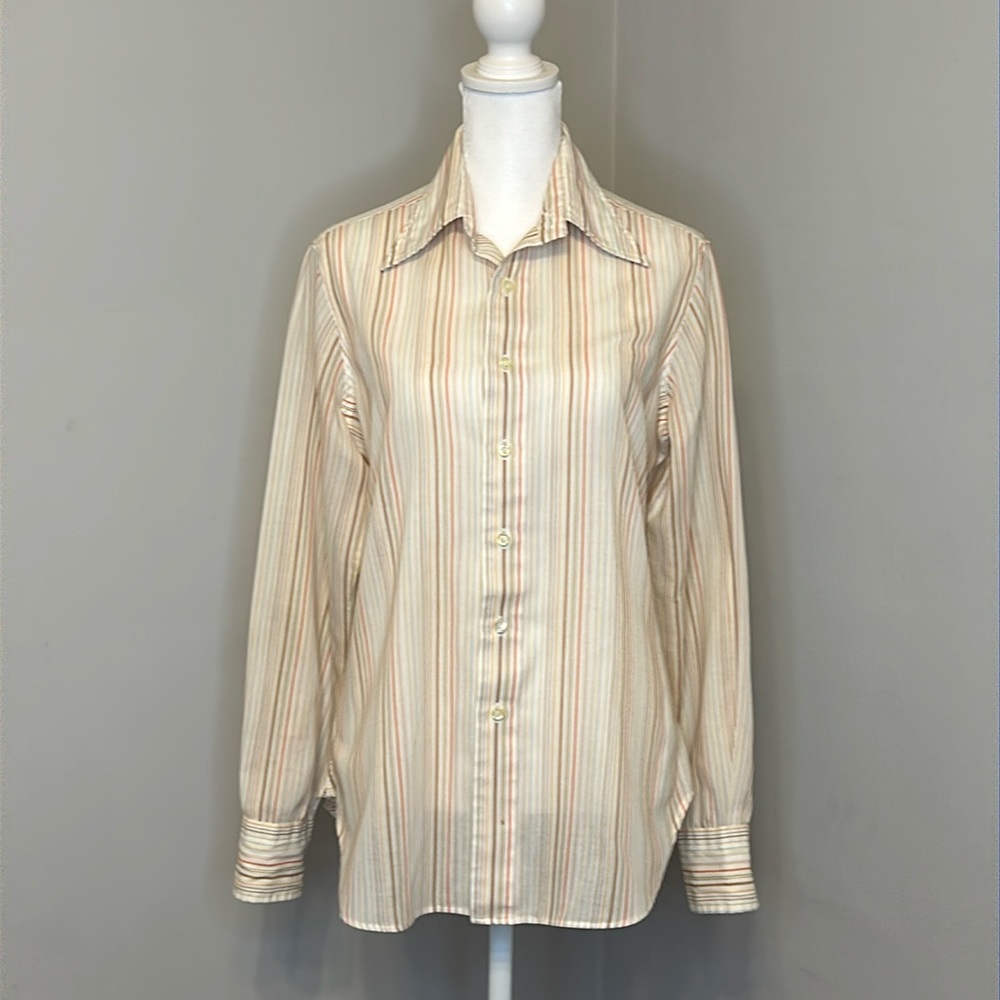 Vintage 70s J. G. Hook Striped Button Down Shirt